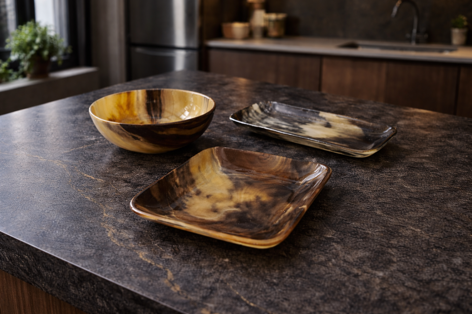 farfurie platou bol handmade corn de bivol , farfurii platouri boluri